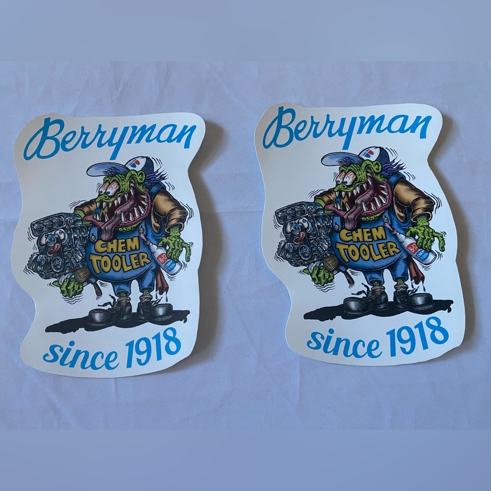 Vintage Ed Roth Hot Rod Rat Fink Sticker Set Moon eyes ford chevy dodge